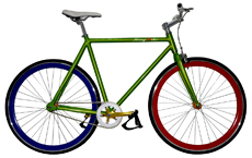 700C Alloy fixed gear bicycle